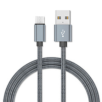 Micro USB Câble Plaqué or Charge Rapide Transmission de données 1.0m (3ft) Aluminium Acier Inoxydable Pour Samsung Xiaomi Huawei Accessoire de Téléphone miniinthebox