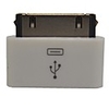Micro USB femelle 30pin-Dock Homme adaptateur chargeur pour iPhone 4 4S iPad2 / 3
