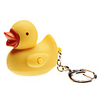 Mignon canard jaune 1-Mode LED Flashlight Keychain White Light