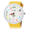 mignon montre grand cadran conception crayon pointeur pu poignet bande de quartz des femmes (couleurs assorties)