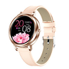 MK20 Femme Montre Connectée Bluetooth Moniteur de Fréquence Cardiaque Mesure de la pression sanguine Sportif Calories brulées Santé Podomètre Rappel d