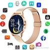 mk20 smartwatch en acier inoxydable prend en charge la mesure de la fréquence cardiaque / de la pression artérielle,  traqueur de sport bluetooth 5.0 pour les téléphones Android / iOS / Samsung