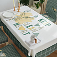 nappe imperméable épaisse nappe carrée décorative cuisine nappe rectangulaire cerf 1 pc