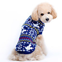 Noël souris de style chandail de fleur de modèle à capuche pour Animaux Chiens (Assorted Sizes)