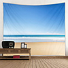océan sans fin numérique tapisserie imprimée décor art mural nappes couvre-lit pique-nique couverture plage jeter tapisseries coloré chambre hall dortoir salon suspendu