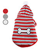 osseuse allocation manteau à capuche chaud pour les chiens (XS-XL,  coloris assortis)