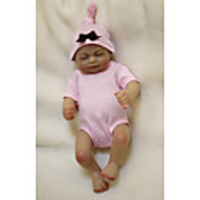 Otard Dolls 10 pouce Poupée bébé Reborn Bébés Garçon Bébés Fille réaliste Cadeau Mignon Clous scellés et scellés Ton naturel de la peau Membres en silicone 3/4 et corps rempli de coton avec vêtements