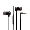 Prise audio 3, 5 mm pour écouteurs intra-auriculaires filaires es-70ty avec contrôle du volume pour le fitness sportif