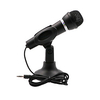 Prise en charge de bureau de microphone stéréo à la maison de microphone à condensateur de 3, 5 mm pour PC YouTube vidéo Skype jeux de chat enregistrement de podcast