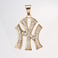 prise unisexe or pendentif diamant (pendentif seulement)
