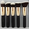 Pro cosmétique de maquillage de fard à paupières Fondation Ensemble bois Brosse Blush Outils 5 PC SV000967