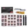 PROMEND Kit de réparation de pneu de vélo Ajustable Stabilité Durable Pour Vélo de Route Vélo tout terrain / VTT Vélo pliant Cyclotourisme Vélo à Pignon Fixe Cyclisme Plastique Noir 1 pcs