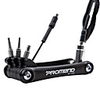 PROMEND Outils de vélo Ajustable Stabilité Durable Pour Vélo de Route Vélo tout terrain / VTT Vélo pliant Cyclotourisme Vélo à Pignon Fixe Cyclisme Acier Noir 1 pcs