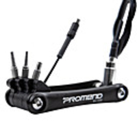 PROMEND Outils de vélo Ajustable Stabilité Durable Pour Vélo de Route Vélo tout terrain / VTT Vélo pliant Cyclotourisme Vélo à Pignon Fixe Cyclisme Acier Noir 1 pcs