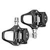 PROMEND Pédales Roulement scellé Antidérapant Durable Alliage daluminium Cr-Mo pour Cyclisme Vélo de Route Vélo tout terrain / VTT Motocross Noir