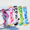 R-BAO Garçon Fille Chaussettes de Randonnée Chaussettes de Ski 1 paire Hiver Extérieur Respirable Chaud Anti-transpiration Confortable Chaussettes Chinlon Elasthanne Fuchsia Bleu Grise pour Ski