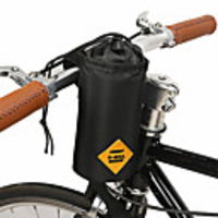 Sac de bouteille de guidon de vélo Sac à tige isolé 5.8 pouce Cyclisme pour Téléphones de taille similaire Noir Cyclotourisme