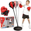 sac de boxe avec gants de boxe,  sac de boxe pour enfants,  jouet de boxe avec support réglable pour garçons et filles miniinthebox