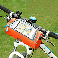 Sac de téléphone portable Sacoche de Guidon de Vélo 6 pouce Ecran tactile Grande Capacité Etanche Cyclisme pour Cyclisme iPhone X iPhone XR Vert Orange Noir / iPhone XS / iPhone XS Max miniinthebox