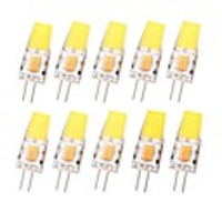 SENCART 10pcs 3 W LED à Double Broches 450 lm G4 T 1 Perles LED COB Imperméable Intensité Réglable Blanc Chaud Blanc Froid 12-24 V