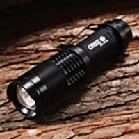 SK98-3 au point réglable 3-Mode 1xCree XM-L T6 étanches Lumières vélo (1x18650,  1200LM,  noir)