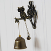 Sonnette en métal rétro / classique carillons à vent magnétiques ornements de porte murale et décoration intérieure ou extérieure motif animal 1 pc miniinthebox