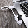 séparateur usb multi-fonction 3a chargeur convertisseur rallonge câble étendu multi-port hub hub compact et portable gain de place