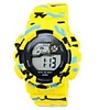 sportif de bande de montre de silicone numérique de poignet des hommes (couleurs assorties)