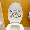 stickers toilettes - stickers muraux avion animaux salon / chambre / salle de bain / repositionnable 14 17.5cm miniinthebox