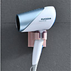 support de sèche-cheveux poinçonnage gratuit salle de bain simple support de rangement pour sèche-cheveux