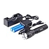t6 nouveau design 5 modes lt-bg 1 × cree xm-l conduit lampe de poche (1000lm,  2 x 18650,  noir)