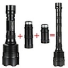 t6 nouveau design 5 modes lt-bg 3 × cree xm-l conduit lampe de poche (3000lm,  2x18650 / 3x18650,  noir)