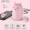 tws girls utilisent des casques bluetooth casques stéréo avec microphone et mode simple et double oreille avec chargeur led