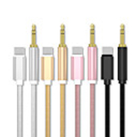 Type-C / 3.5mm audio Câble 2.4 A 1.0m (3ft) Normal Nylon Adaptateur de câble USB Pour Samsung / Huawei