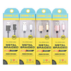 Type-C Câble 0.2m (0.65Ft) Charge rapide Acier Inoxydable Adaptateur de câble USB Pour Samsung / Huawei / Xiaomi miniinthebox