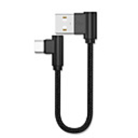 Type-C Câble 0.2m (0.65Ft) Charge rapide Nylon Adaptateur de câble USB Pour Huawei