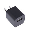 ultra-mini 1000mA adaptateur usb / chargeur-black (100 ~ 240V AC)