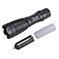 Ultrafire E6 Mode 7 2000LM zoomables CREE XM-L T6 LED lampe torche (18650orAAA,  2 18650,  Chrger)
