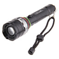 UltraFire Rechargeable 5-Mode du Cree XM-L T6 LED Zoom lampe de poche (1000LM,  1x18650,  Noir)