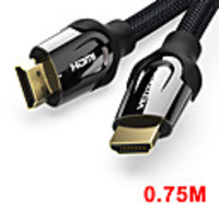 vention câble hdmi câble de commutation hdmi pour xiaomi mi tv box ps4 spliiter swicther 4k @ 60hz hdmi vers hdmi 2.0 câble audio câble hdmi 0.75m