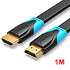 vention câble hdmi vers hdmi câble plat hdmi2.0 mâle à mâle 4k 2k 18gbps prend en charge la vidéo ethernet 3d 4k pour hdtv ps3 / 4 1m