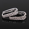 vogue or blanc 18 carats rempli boucles d