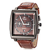 watch robe cadran calendrier rectangle des hommes