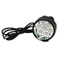 WhiteLED Bike Light / Phare de Marsing M70 7 x CREE XM-L T6 3-modes - Noir (6 x 18650 inclus)