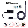 wifi endoscope caméra 8mm hd étanche ipx67 endoscope inspection endoskop 1.5m ios android ordinateur portable serpent tube caméra