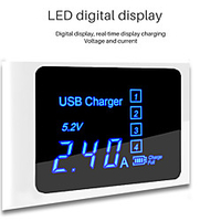 winhow type-c 3 multi port usb 1type-c port chargeur pour iphone xiaomi huawei samsung socket station de charge hub