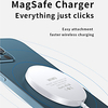 wiwu magnétique 15w qi chargeur sans fil charge rapide sans fil pour iphone 12 12 mini 12 pro max airpods pro série applewatch samsung galaxy note 20 s20 miniinthebox