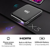 X3 mini projecteur portable 1080p cinéma 3d projecteur vidéo hdmi led laser android / ios miroir écran mobile