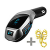 x5 kit voiture bluetooth sans fil fm transmetteur adaptateur radio fm modulateur musique mains libres mp3 lecteur USB audio pour smartphone