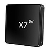 x7 tv box android 9.0 amlogic s905l2 quad core 2.4g / 5g wifi 4k hdmi lecteur multimédia smart tv box